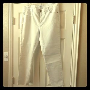 NWT Loft Modern Fresh Cut Skinny White Jeans